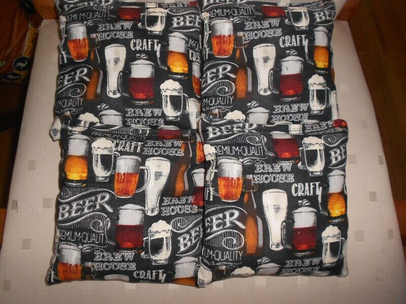 Craft Beer Bottles set of 4 Bags