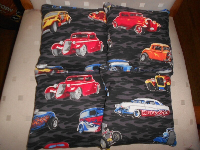 Old Cars Set of 4 bags