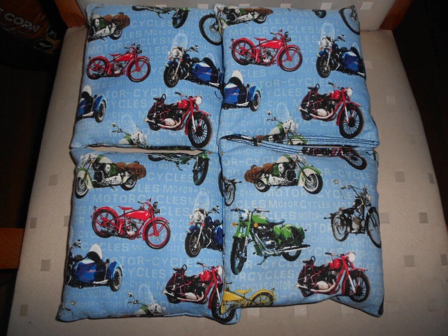 Motorcycles Set of 4 bags