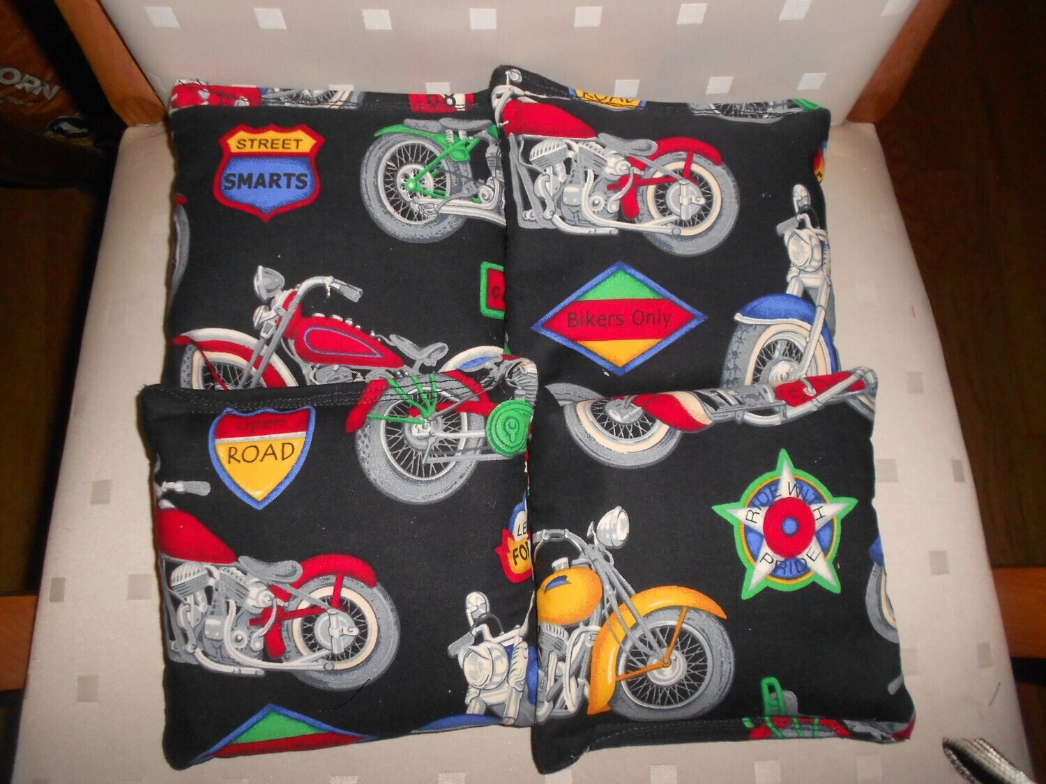 Motorcycles Set of 4 bags