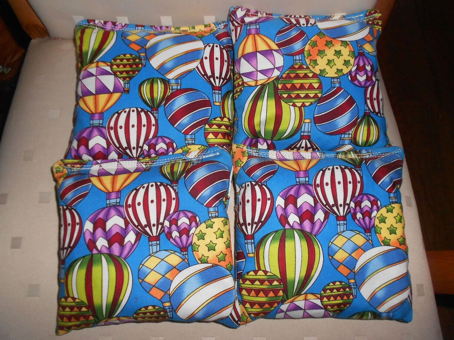 Hot Air Balloons Set of 4 bags