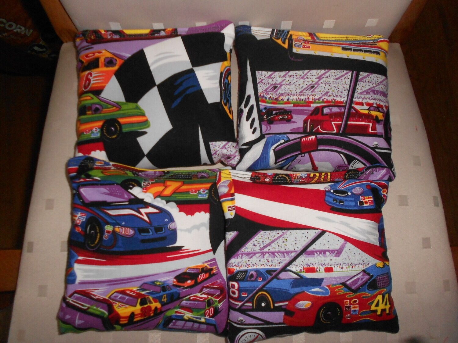 Race Cars Set of 4 bags