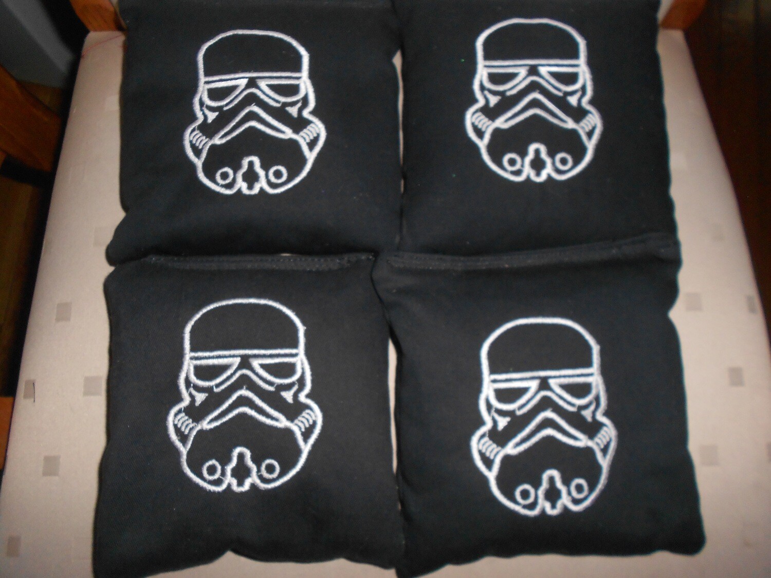 Embroidered Storm Trooper Set of 4 Bags