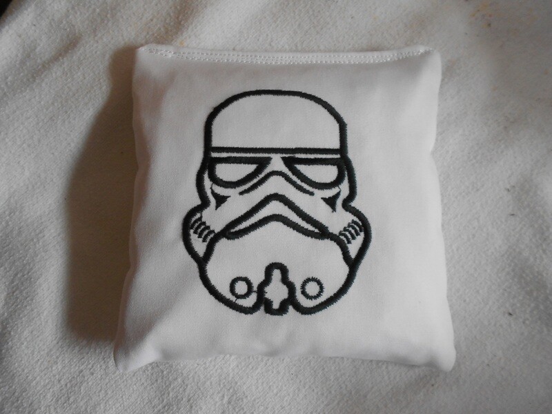 Embroidered White storm Trooper Set of 4 Bags