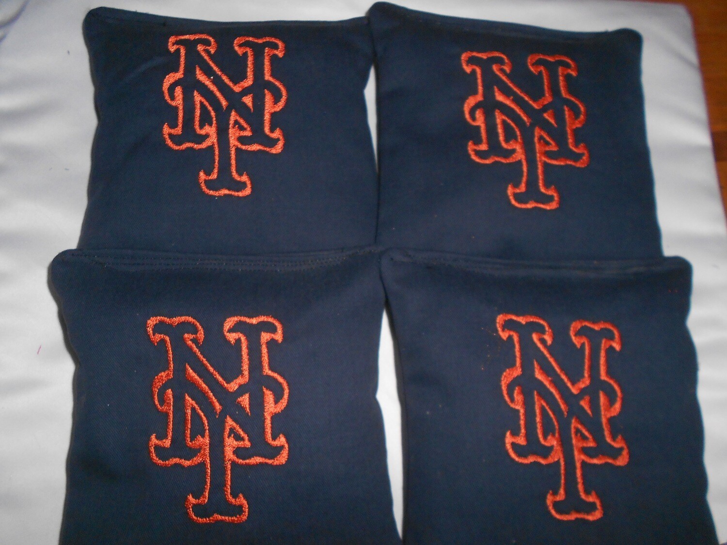 New York  Embroidered Set of 4 Bags