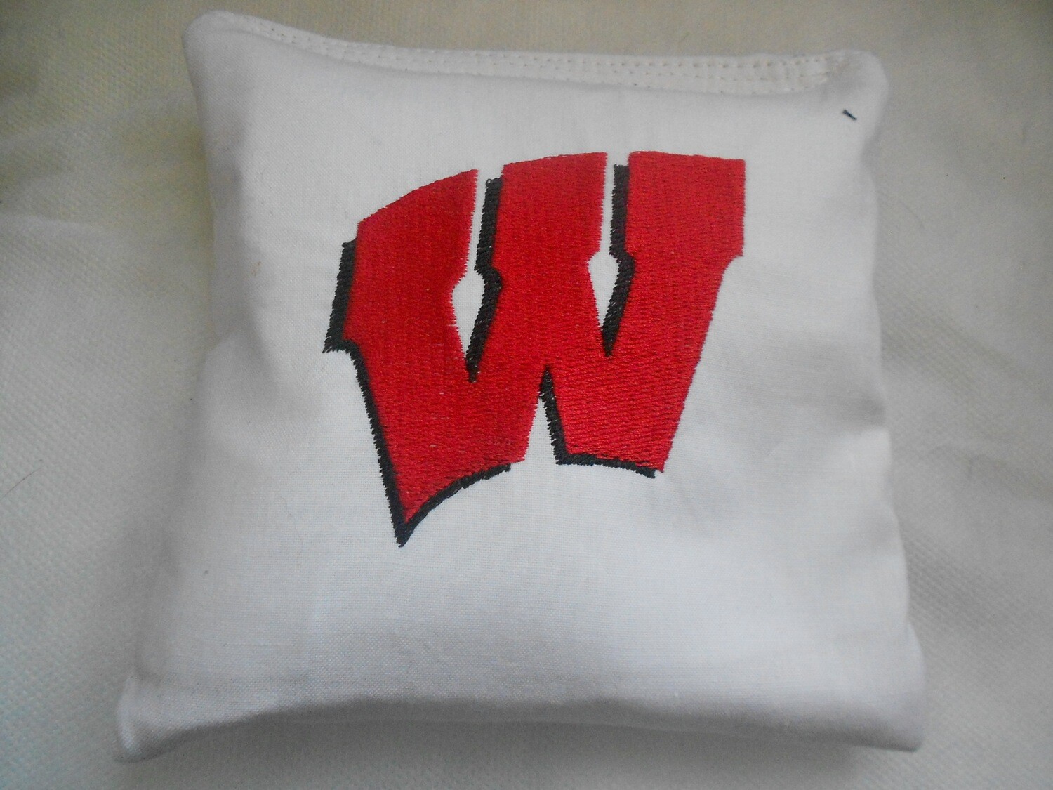 Wisconsin W  Embroidered Set of 4 Bags