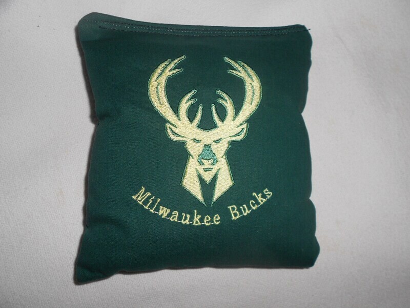 Milwaukee Bucks  Embroidered Set of 4 Bags