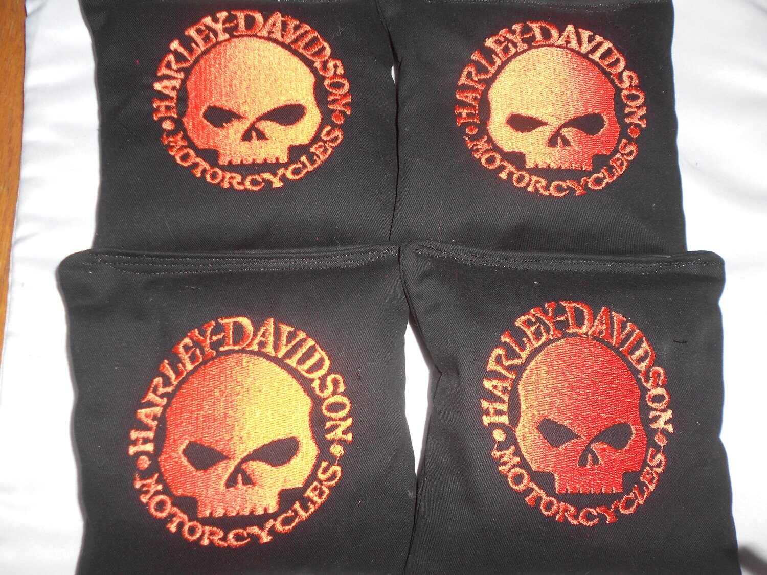 Harley Skull Set of 4 bags