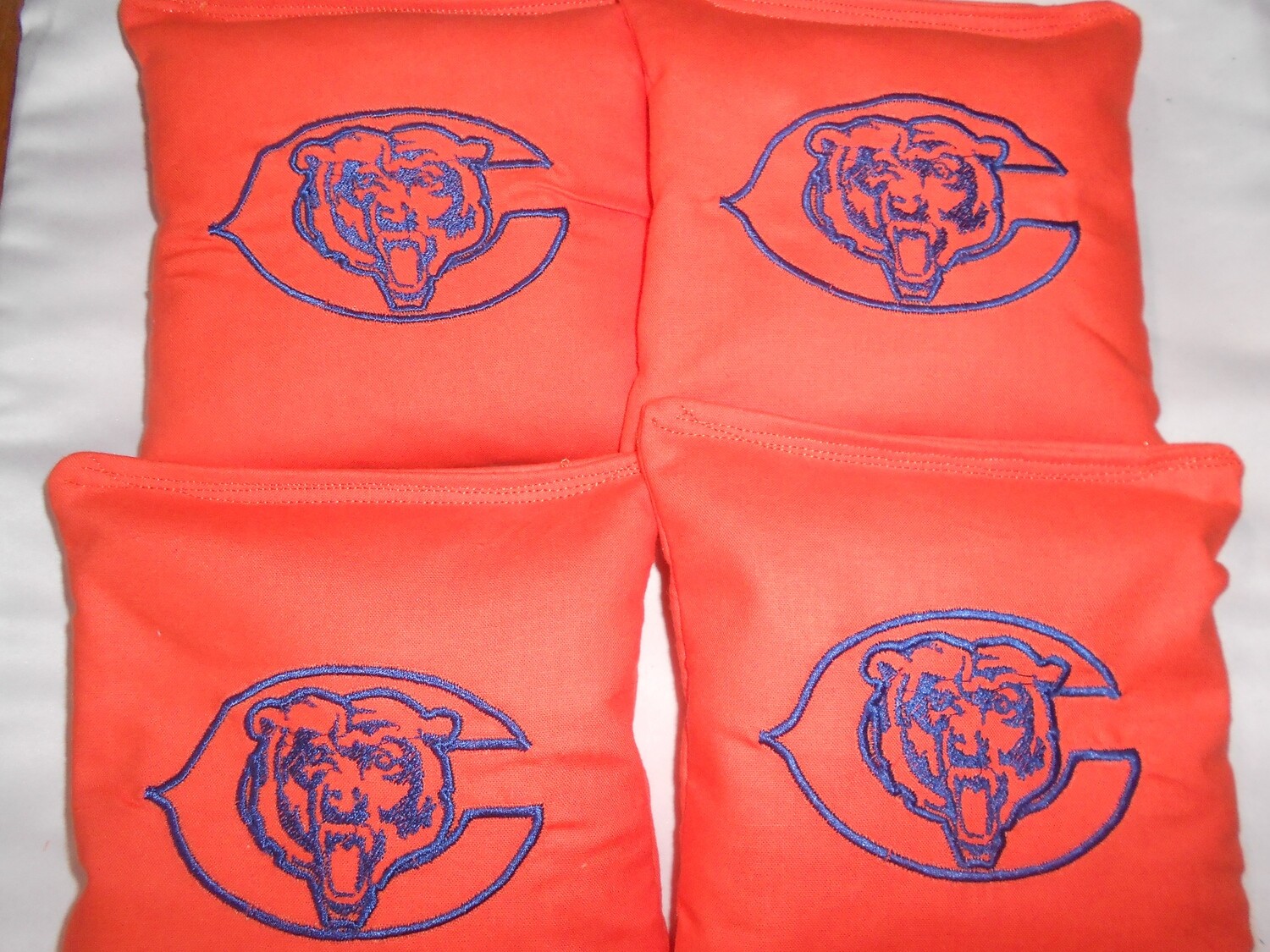 Chicago Bears Embroidered Set of 4 Bags