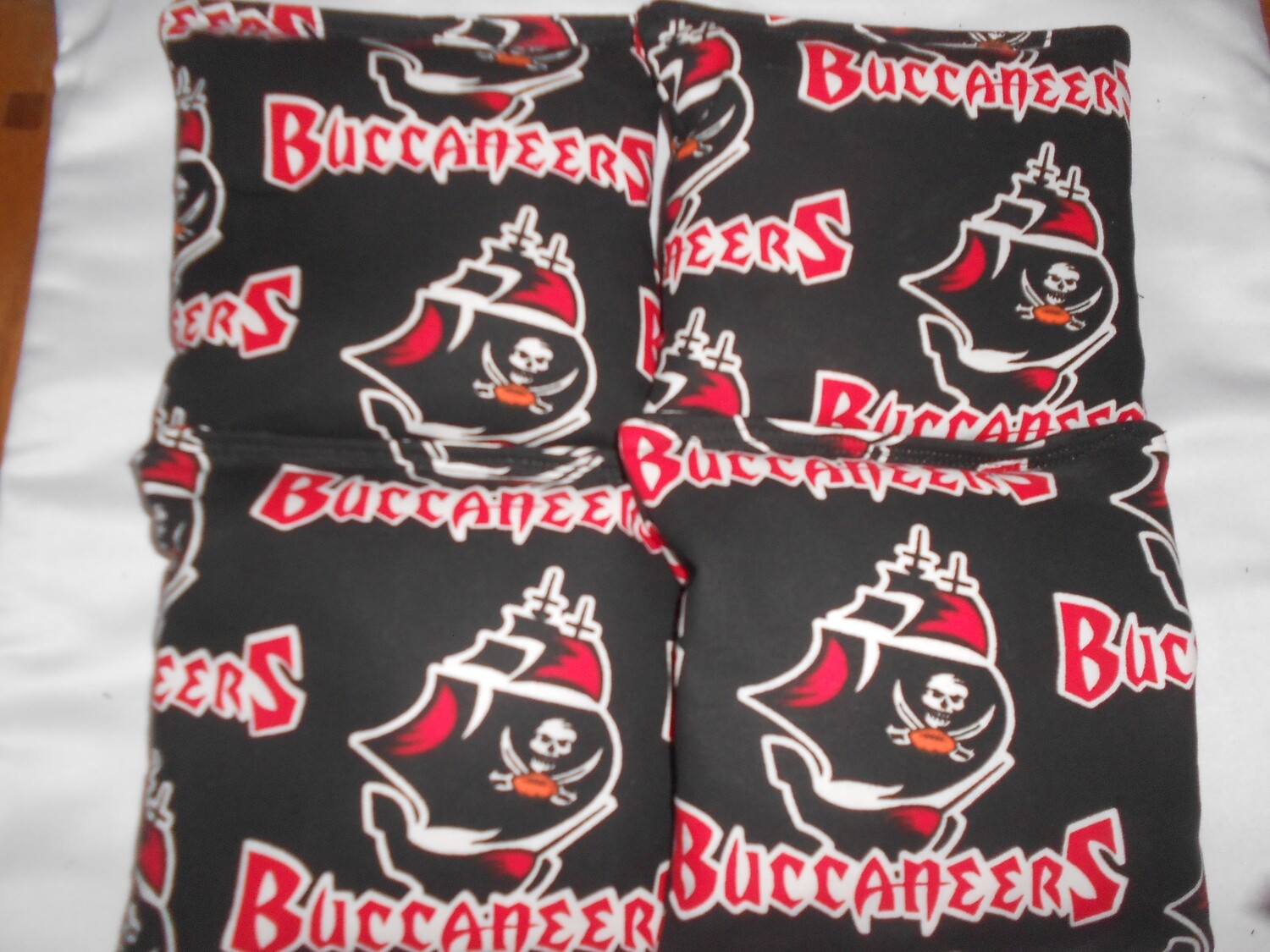 Buccaneers  Cardinals Set of 4 Bags