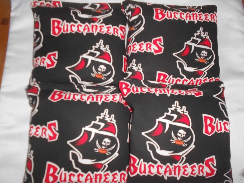 Buccaneers  Cardinals Set of 4 Bags
