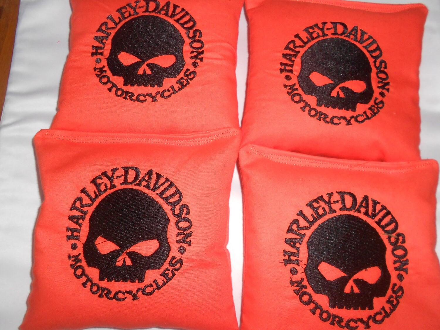 Harley Skull Set of 4 bags