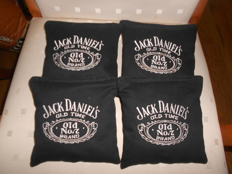 Jack Daniels Embroidered set of 4 Bags