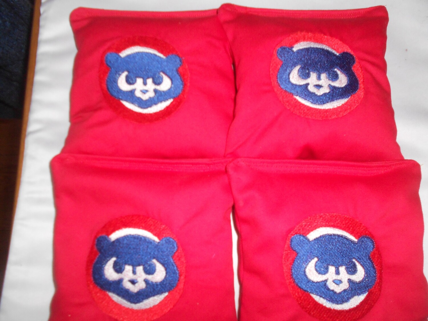 Chicago Cubs Embroidered Set of 4 Bags