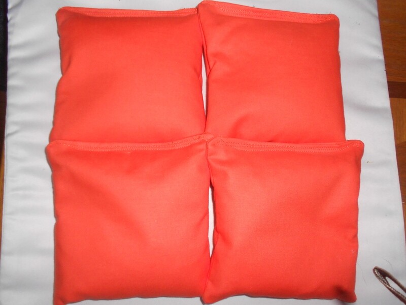Orange set of 4 Bags