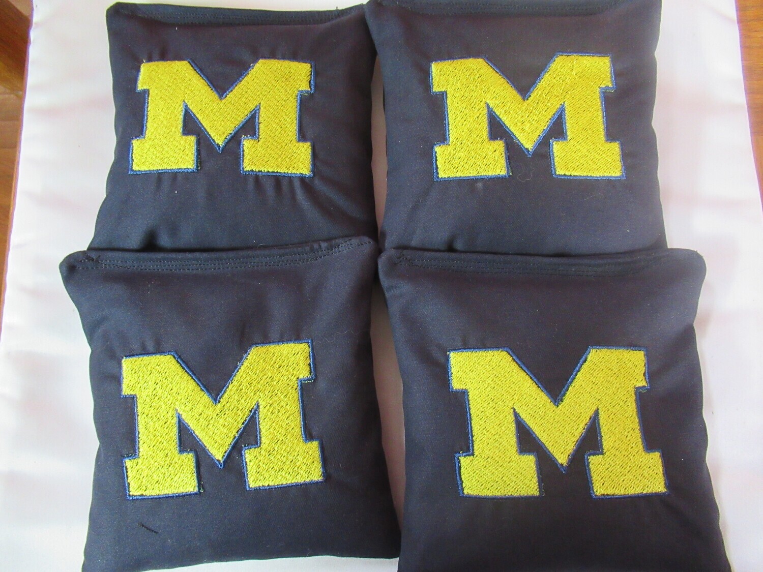 Michigan Embroidered Set of 4 Bags