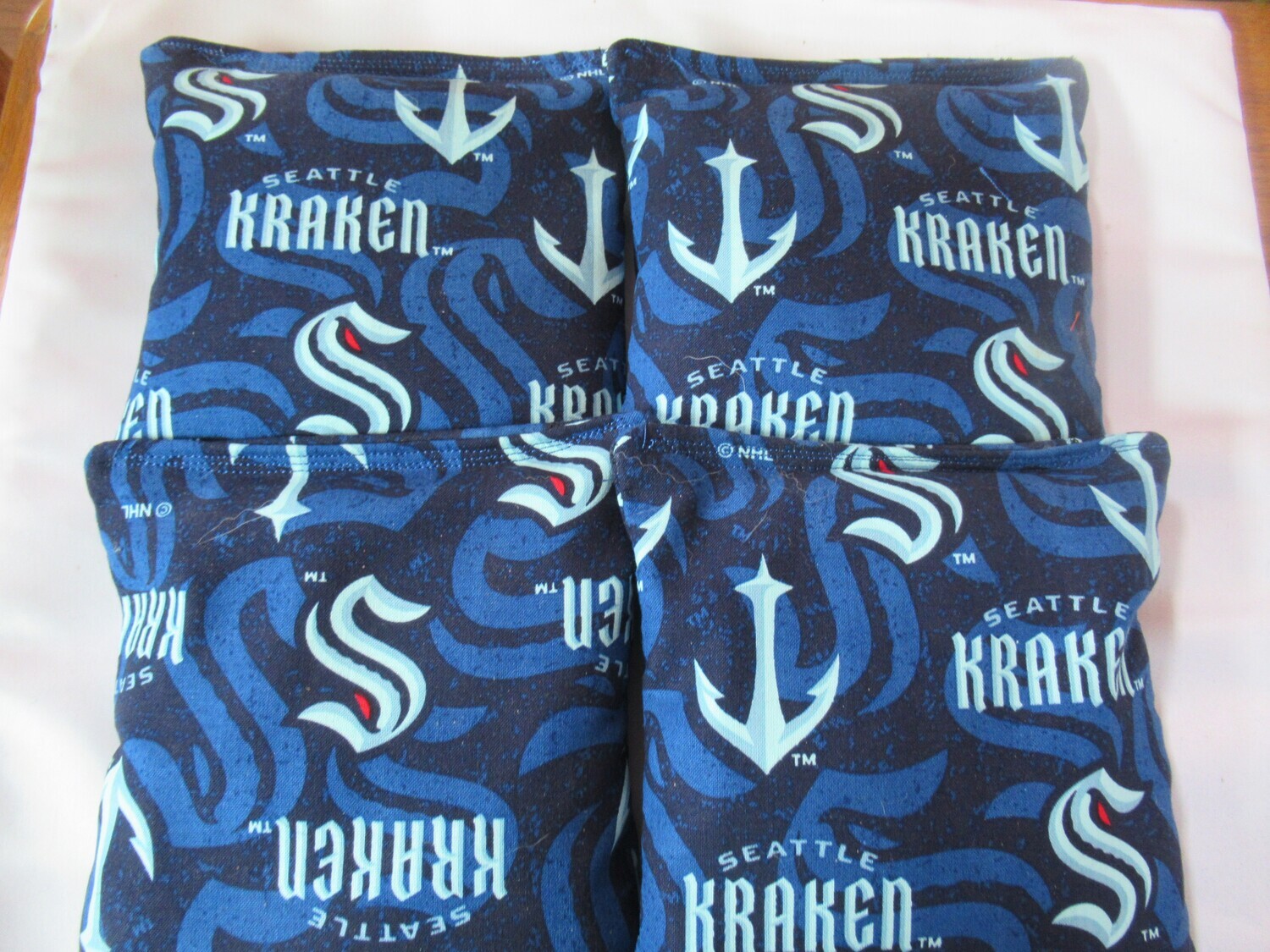 Seattle Kraken Set of 4 Bags