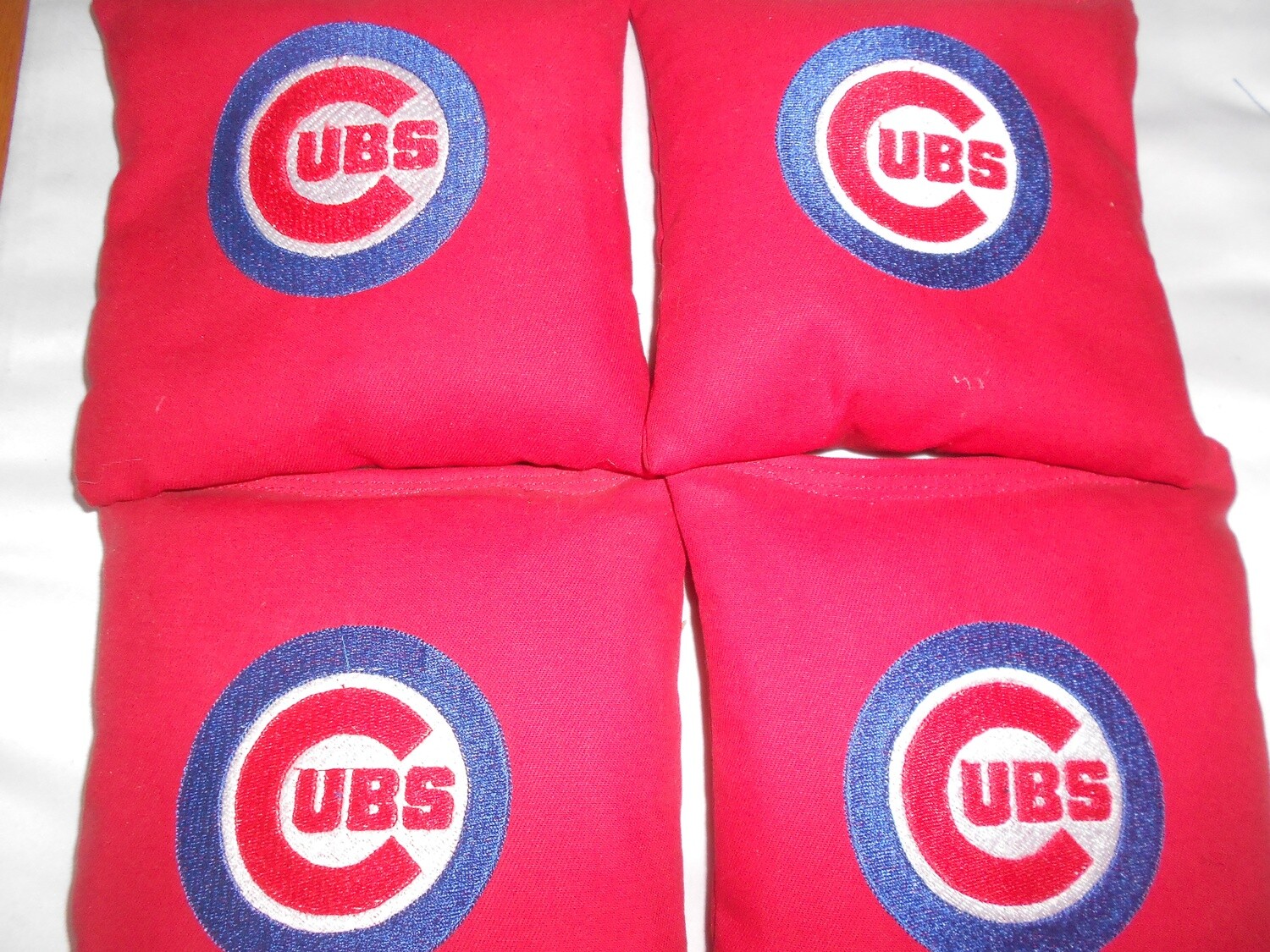 Chicago Cubs Embroidered Set of 4 Bags