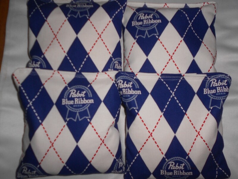 Pabst Blue Ribbon set of 4 Bags
