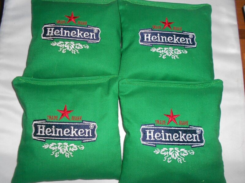 Heineken Embroidered set of 4 Bags