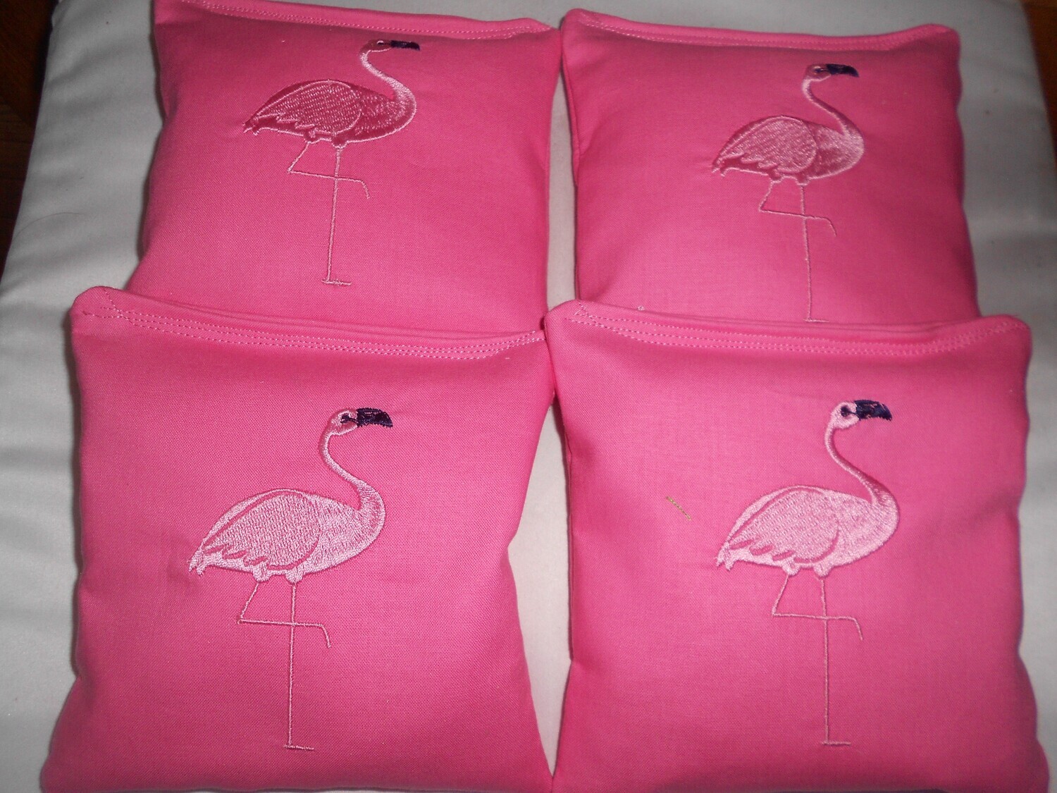Pink Flamingo set of 4 bags