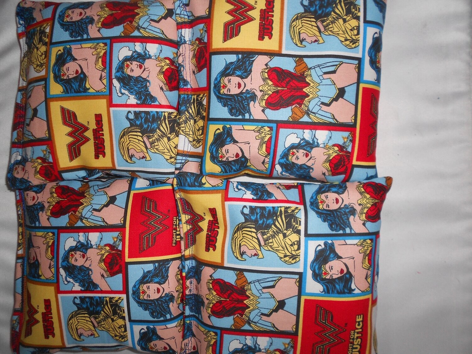 Wonder Woman Embroidered Set of 4 Bags
