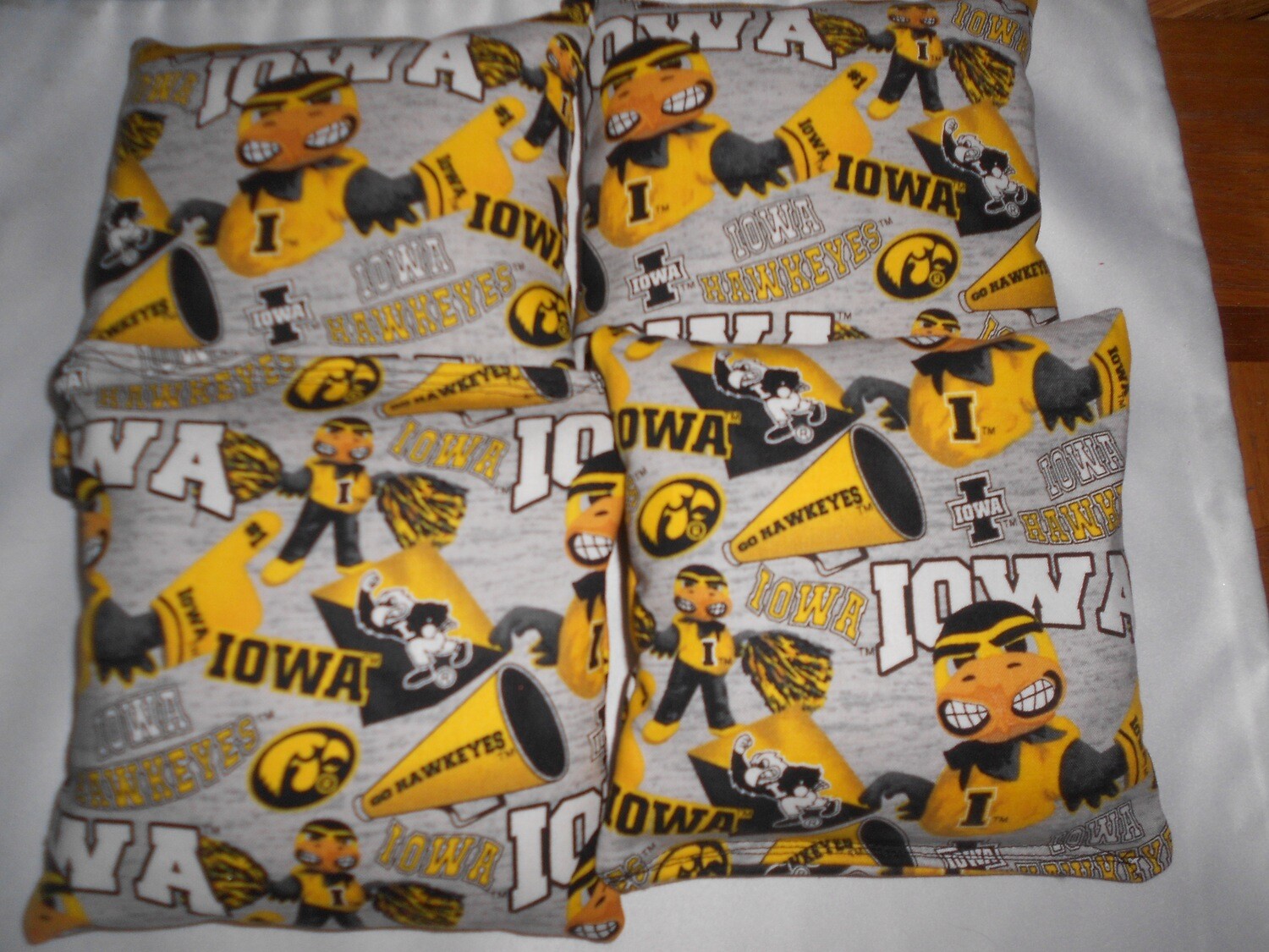 Iowa Hawkeyes Set of 4 Bags