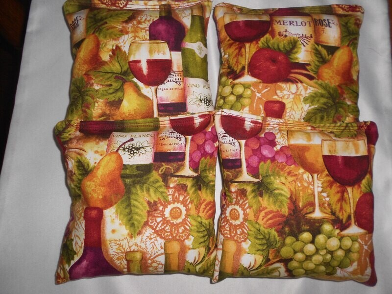 Wine Set of 4 Bags