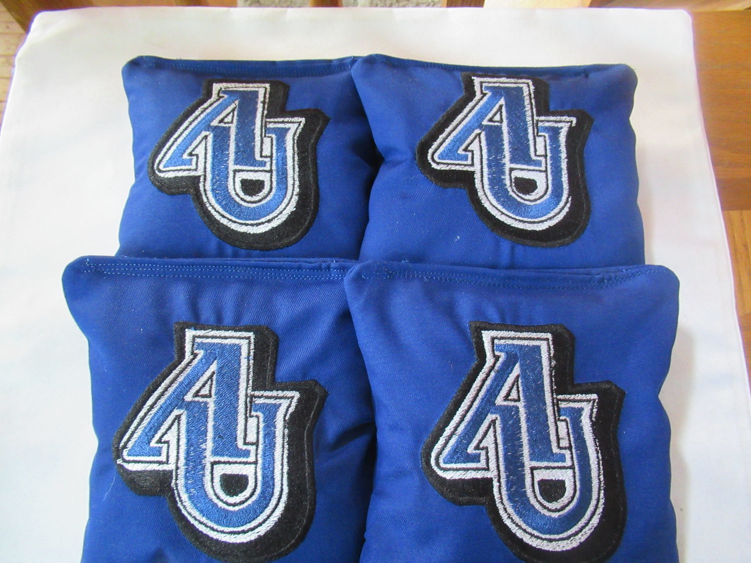 Aurora University Embroidered Set of 4 Bags
