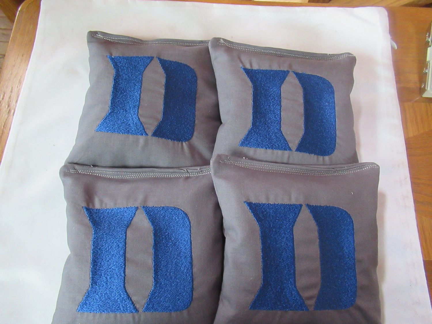 Duke D Embroidered Set of 4 Bags