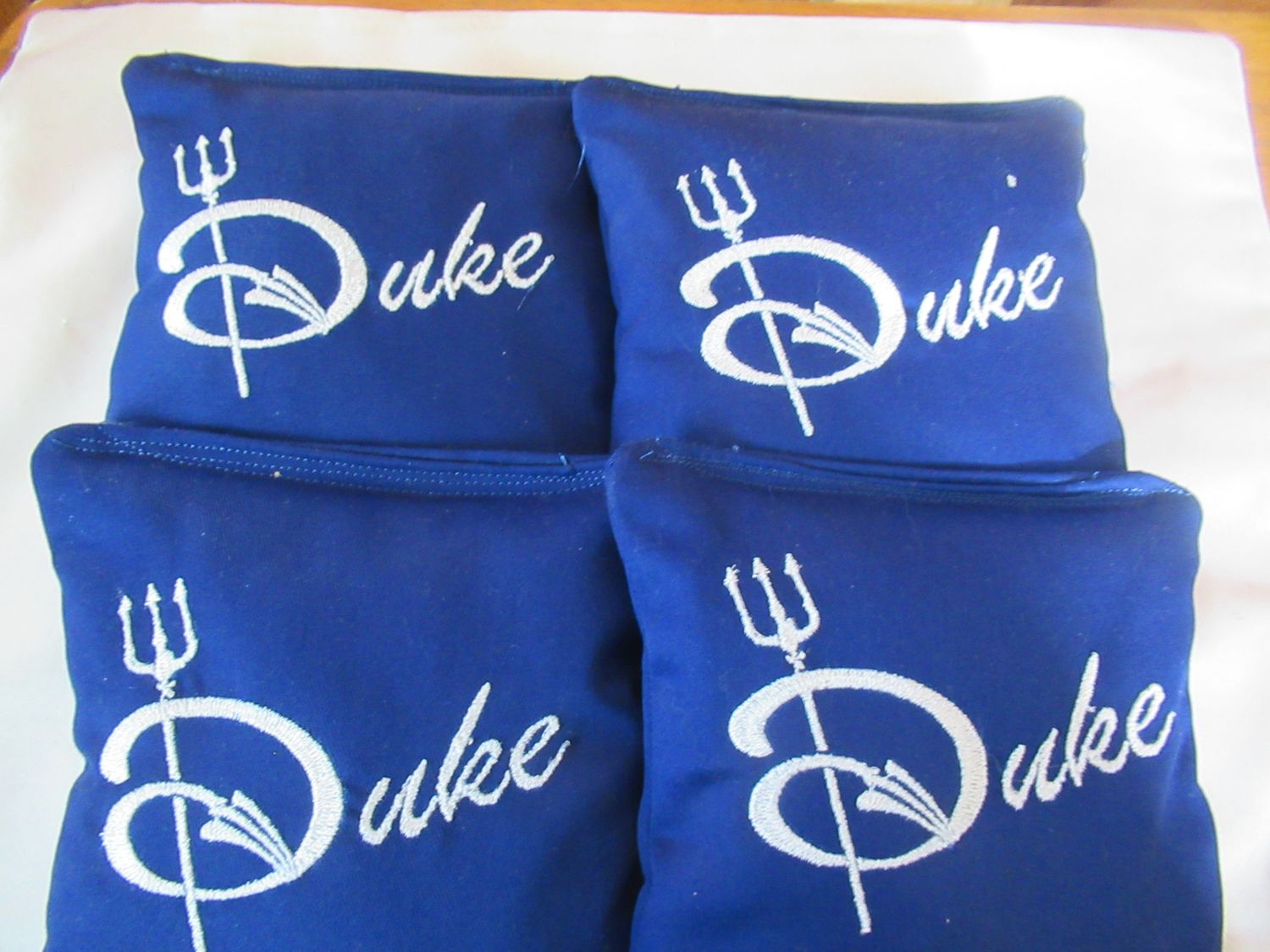 Duke  Embroidered Set of 4 Bags