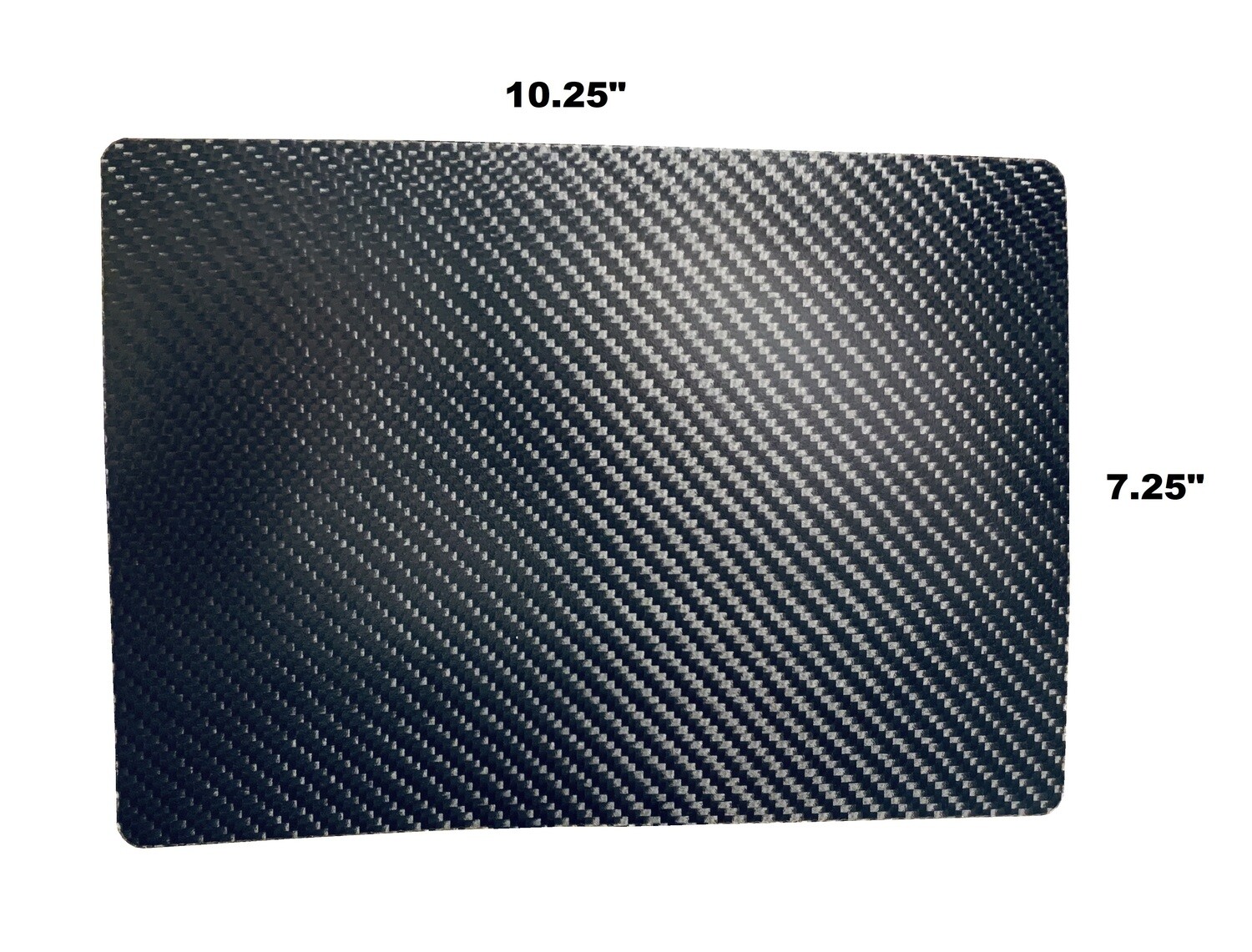 Carbon Fiber Sticker 10&quot;x7&quot;