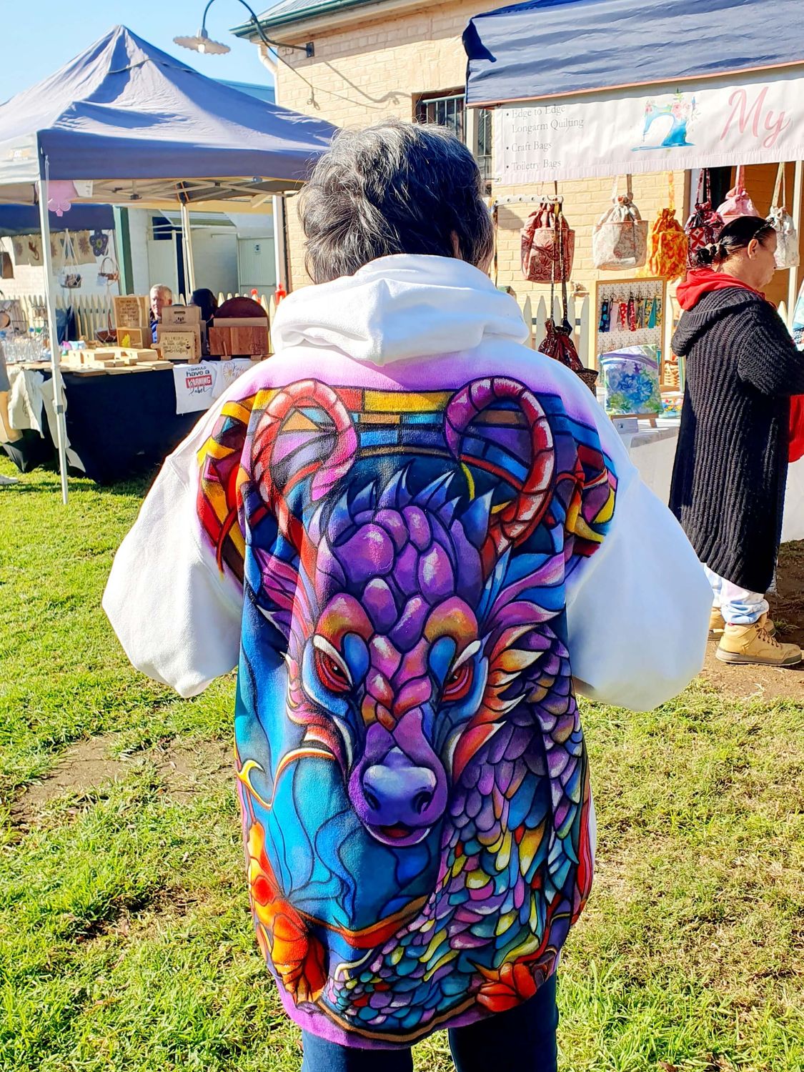 Custom airbrush hoodie best sale