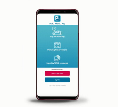 P-123 Parking App - Phone Payment