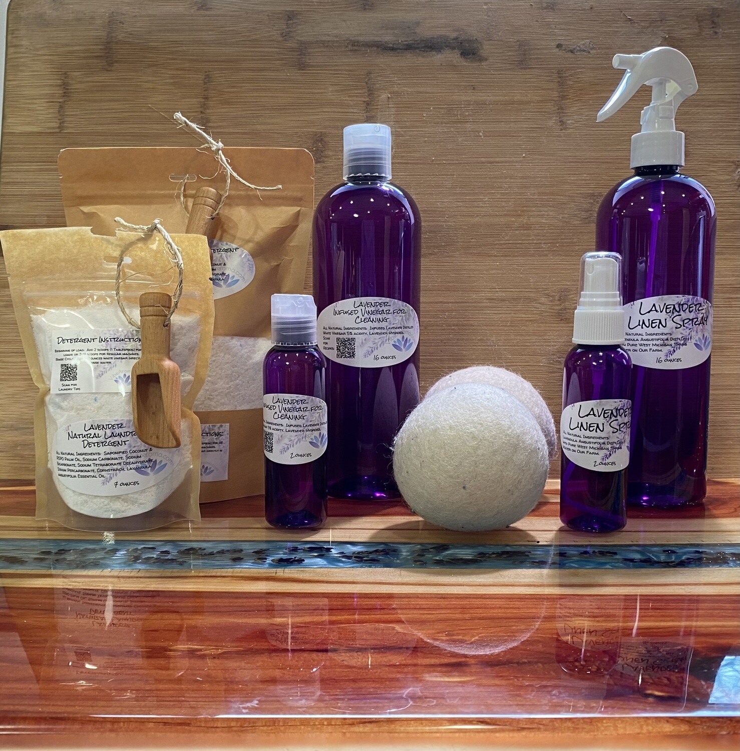 Natural Lavender Laundry Discovery Set