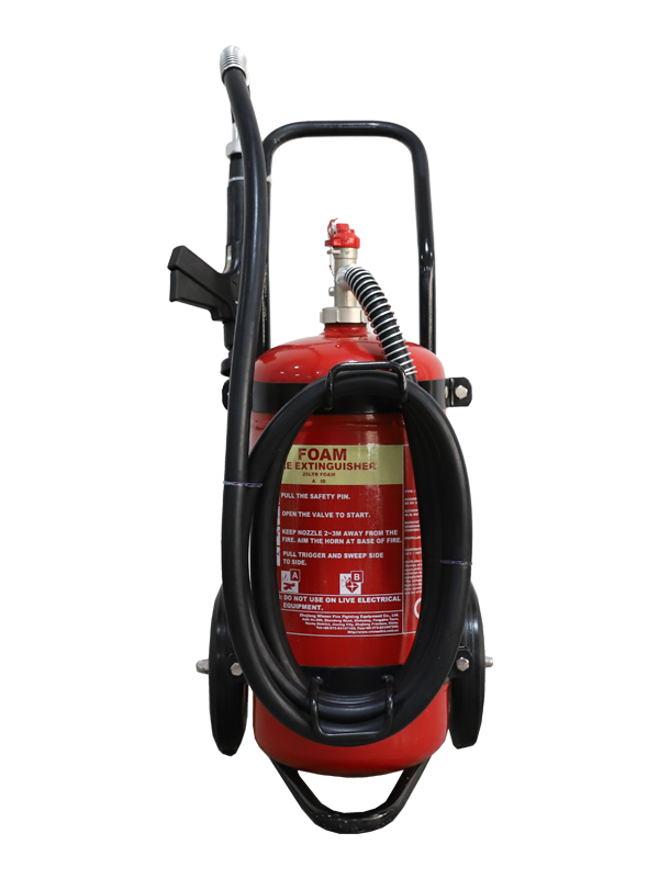EN1866-1 25kg Mobile Dry Powder Fire Extinguisher