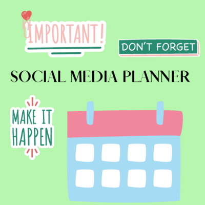 Social Media 2022 Planner Template