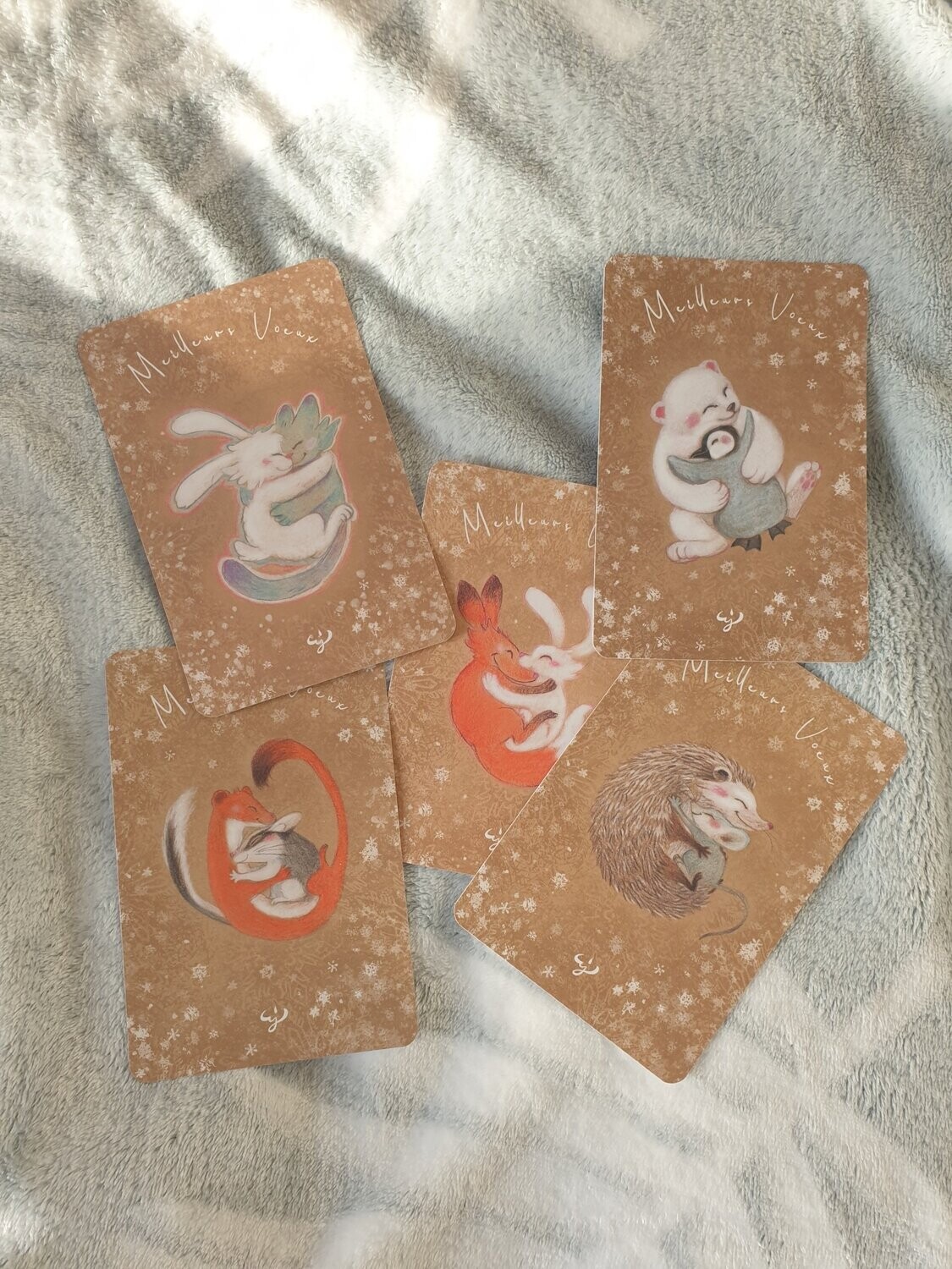 10 Cartes postales Câlinimaux