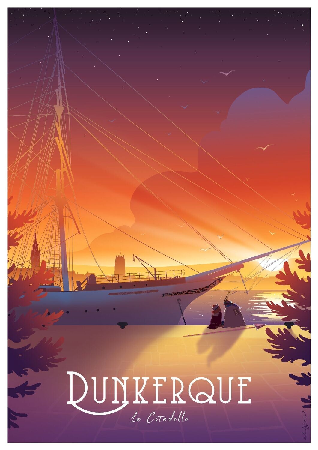 Dunkerque Romance - poster simple