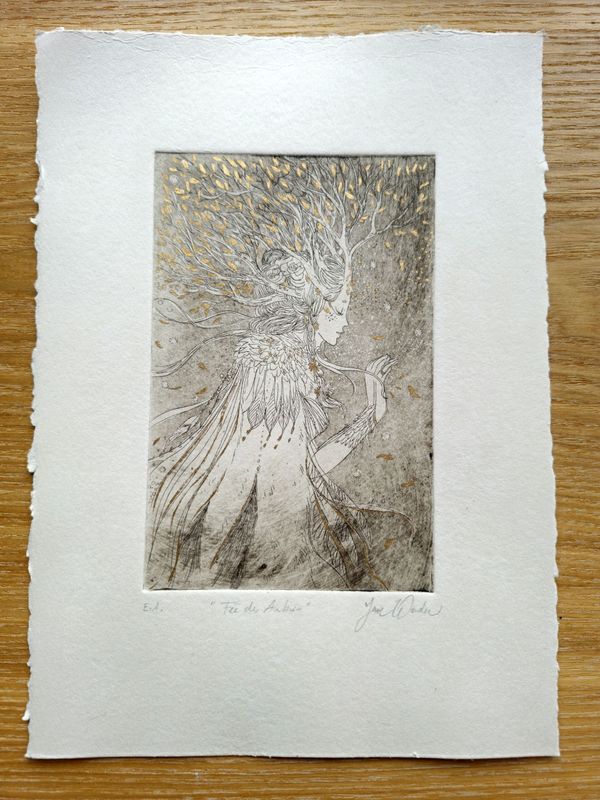 Estampe - Fée des arbres - Enchantée 3