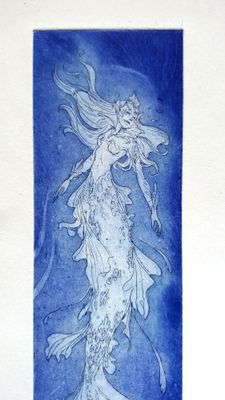 Eau-forte & aquatinte Sirène des Abysses Eau-forte & aquatinte Sirène des Abysses