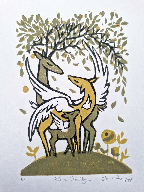 Estampe "Love Family" 02