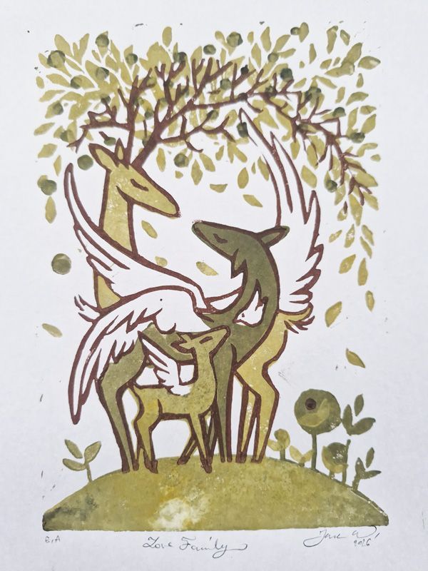 Estampe "Love Family" 06