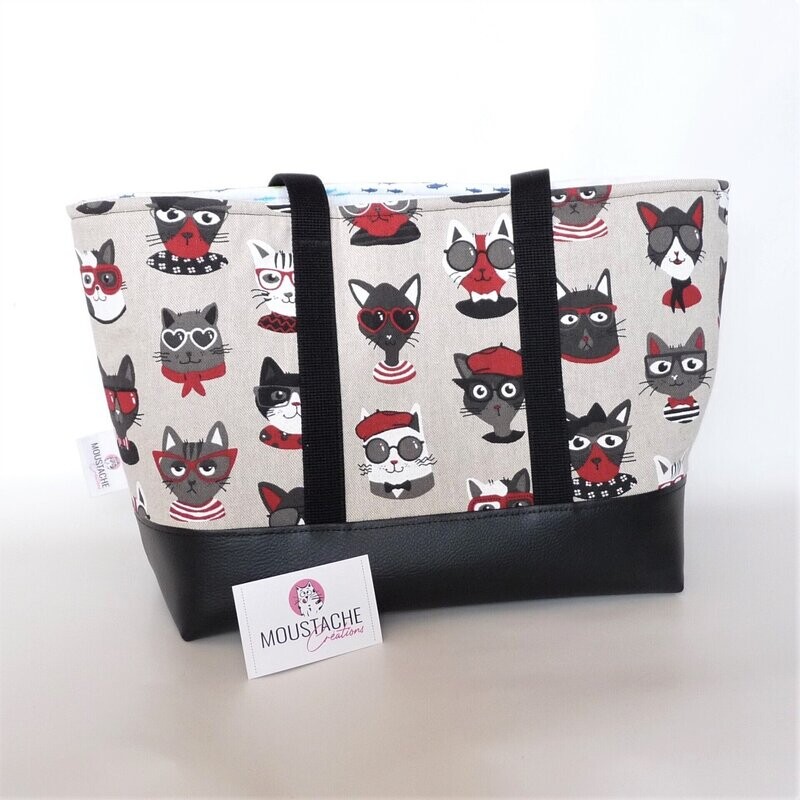 Sac Cabas AURELIE - Funny Cat