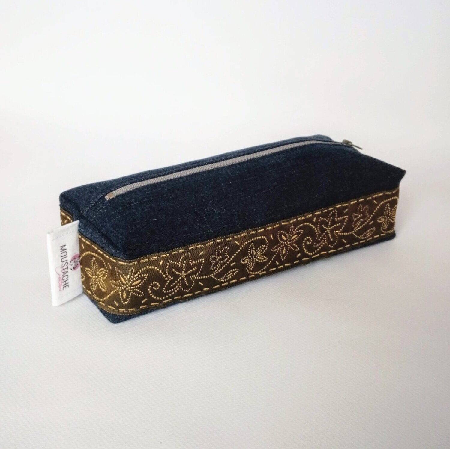 TROUSSE D'ECOLE Justine - Jean's / Doré (Spécial Récup)