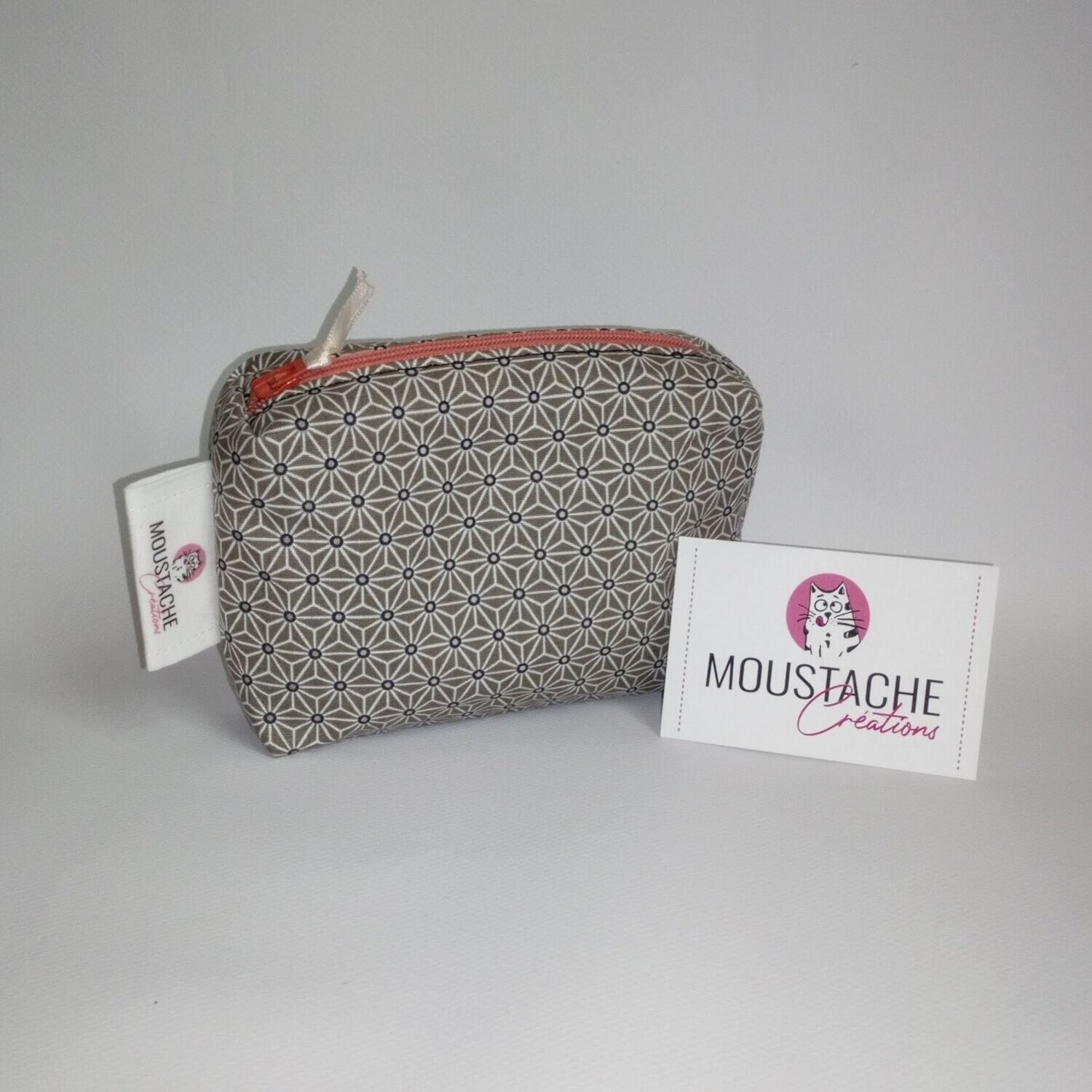 PORTE MONNAIE Eliane
Géométrique Beige