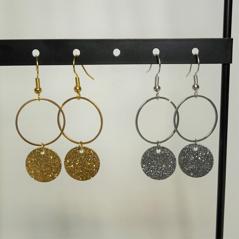 BOUCLES D'OREILLES Céline
- Géométriques Rondes Paillettes