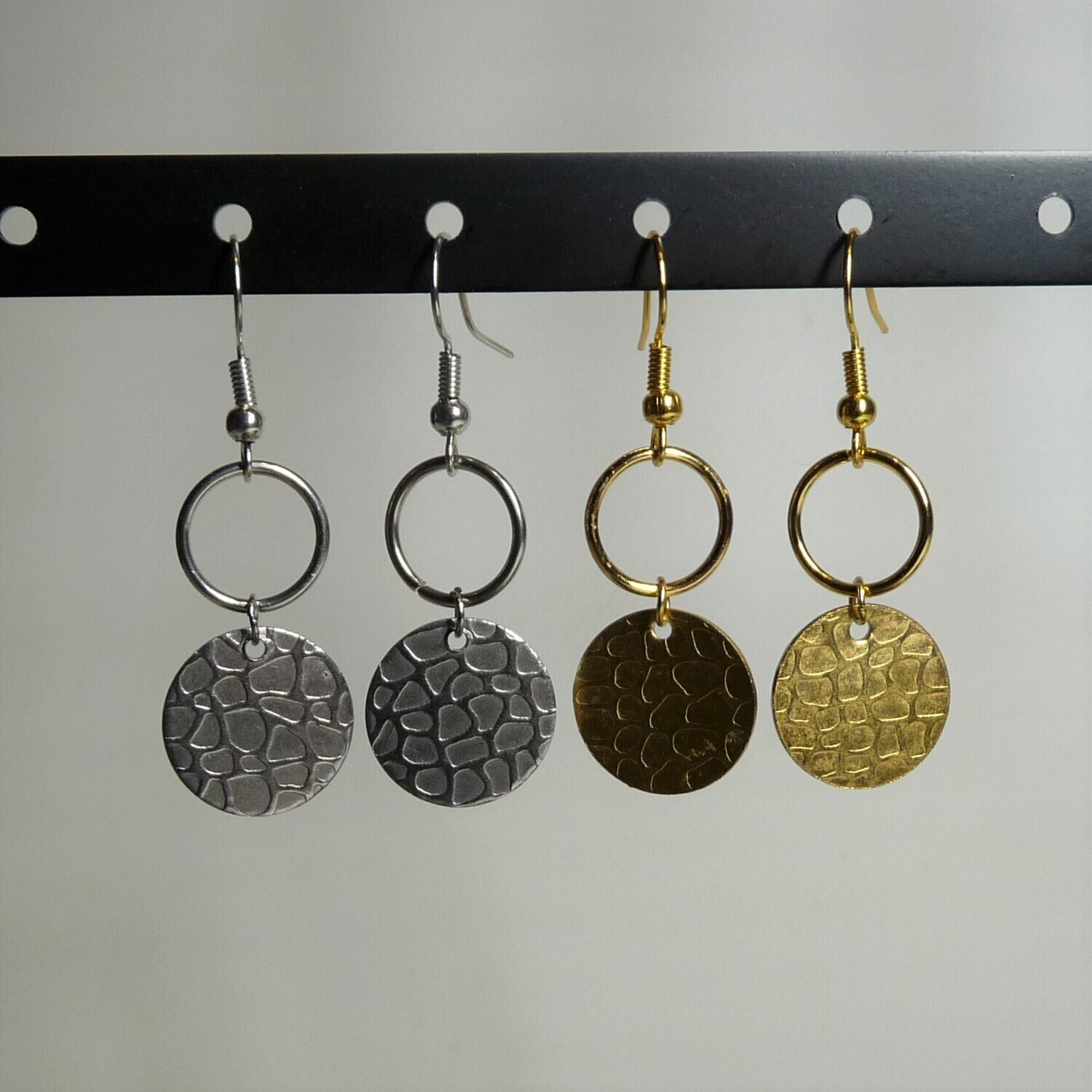 BOUCLES D'OREILLES Céline - Géométriques mini rondes Tache