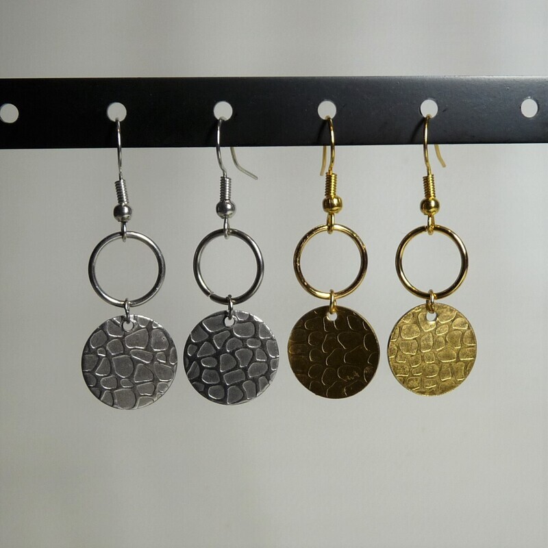 BOUCLES D'OREILLES Céline - Géométriques mini rondes Tache