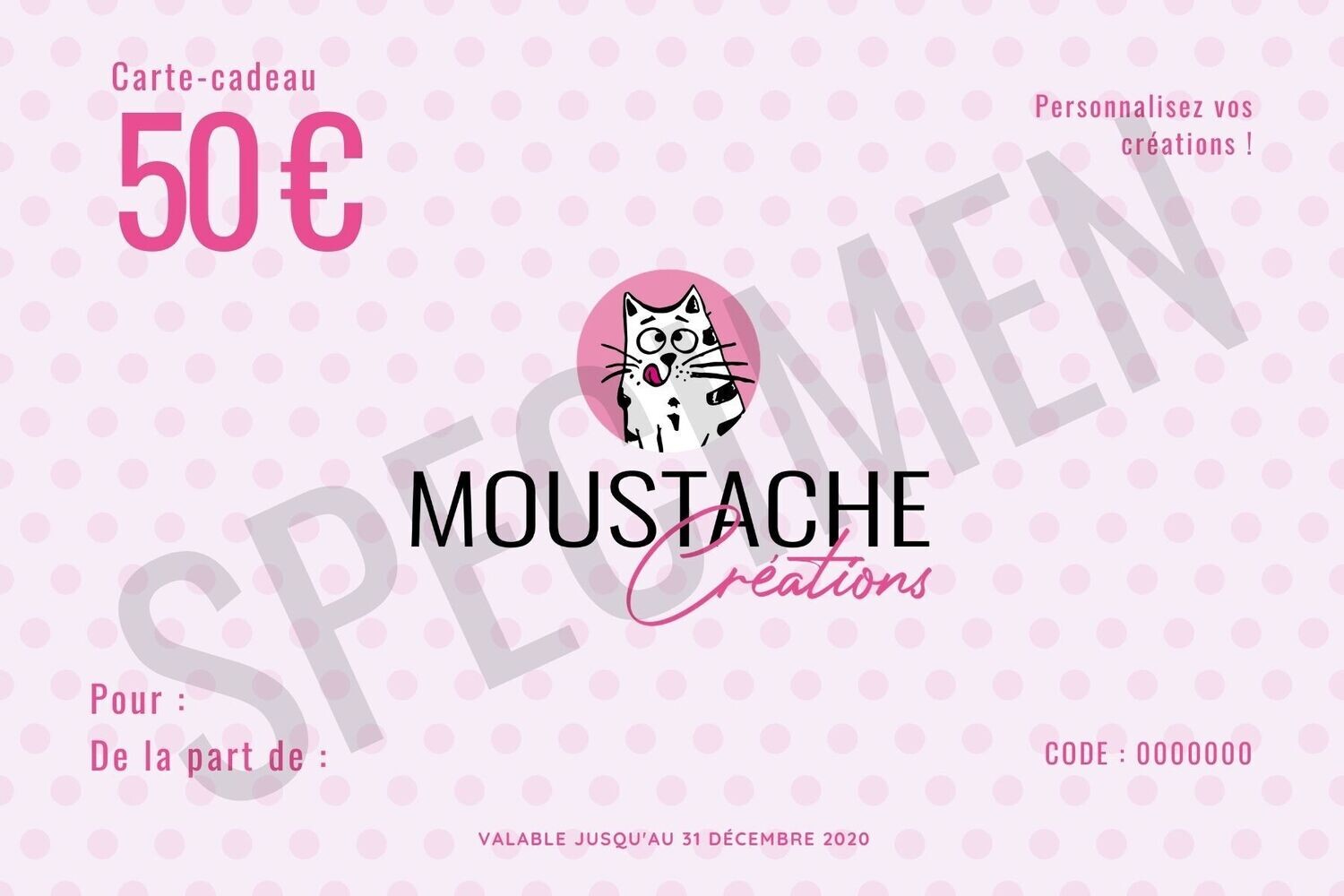 Carte Cadeau 30€